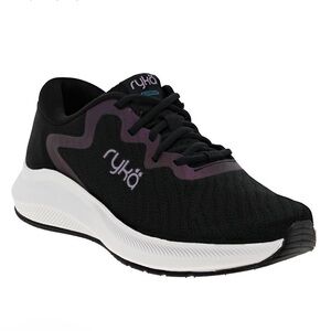 Ryka Flourish Walking Shoes in Black White